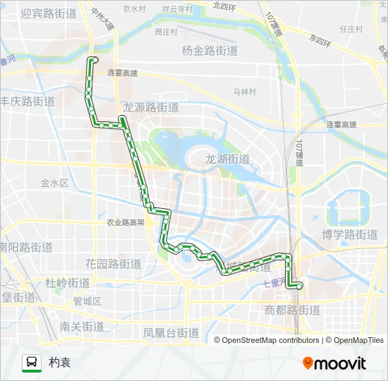 公交162路的线路图