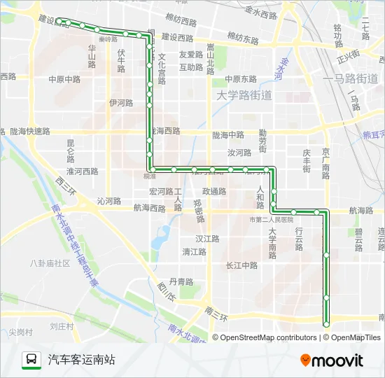 203 Bus Line Map