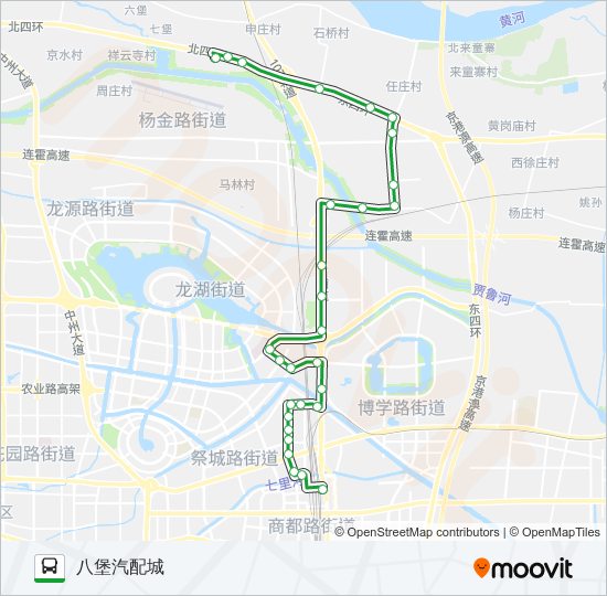 262 bus Line Map