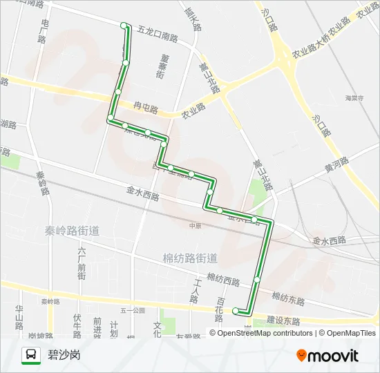 公交289路的线路图