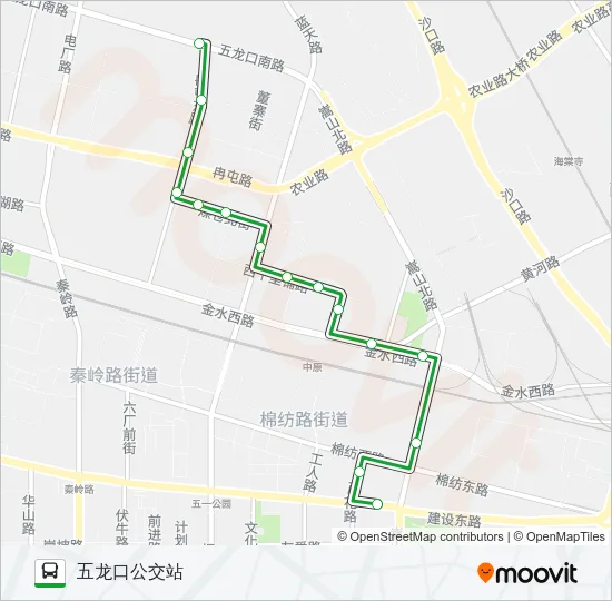 公交289路的线路图