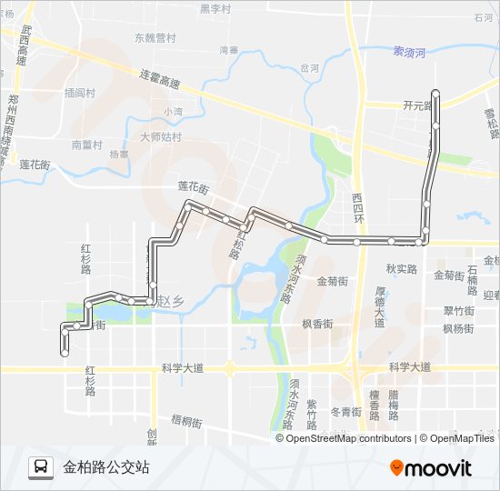 公交S152路的线路图