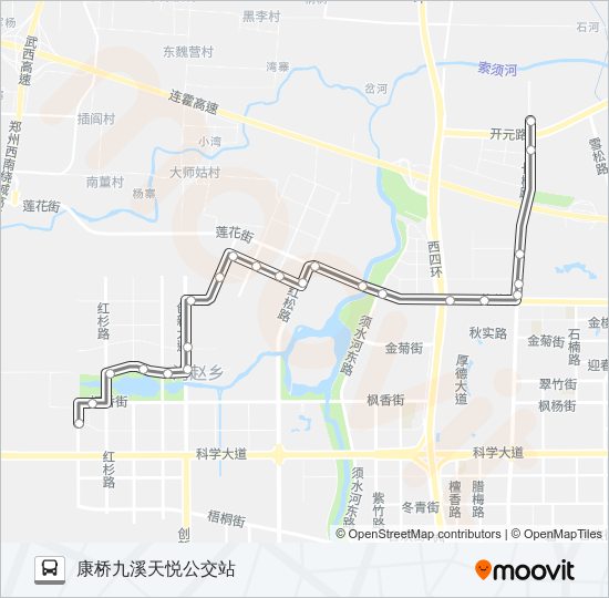 S152 bus Line Map