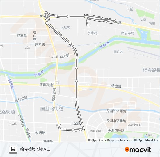 公交S161路的线路图