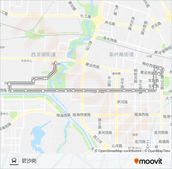 公交S170路的线路图