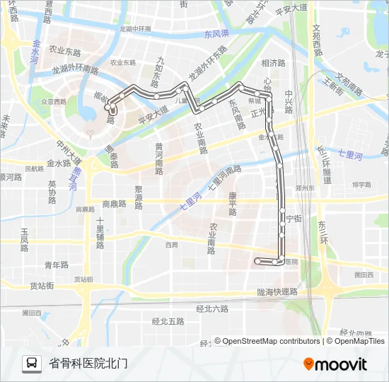 公交S175路的线路图