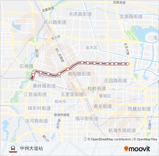 公交B2路的线路图