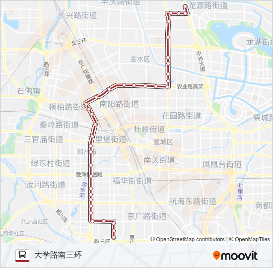公交B11路的线路图