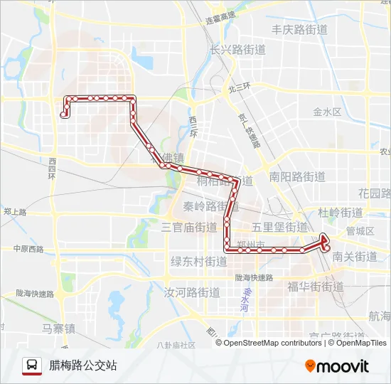 B12 Bus Line Map