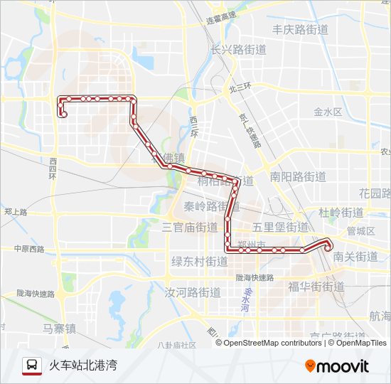 公交B12路的线路图