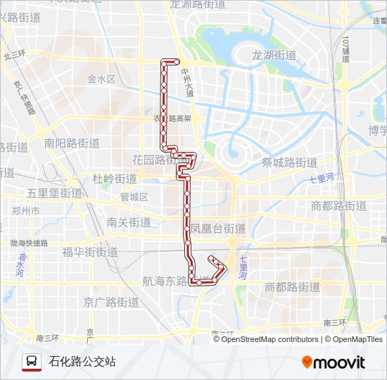 公交B15路的线路图