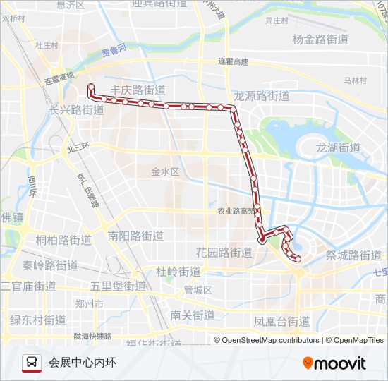 公交B19路的线路图