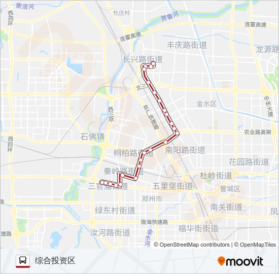 公交B23路的线路图