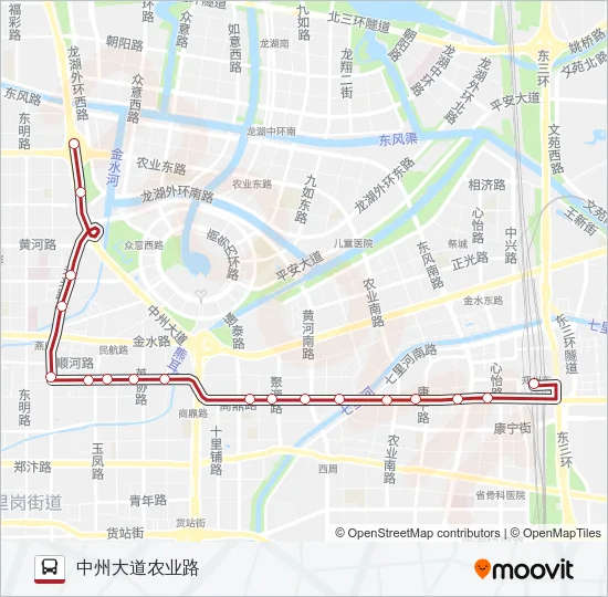 B25 Bus Line Map