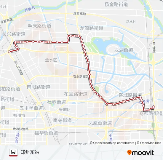 B38 Bus Line Map