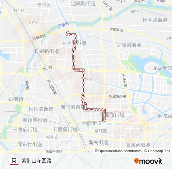B50 Bus Line Map