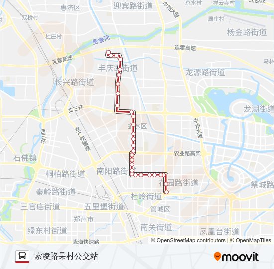 公交B50路的线路图
