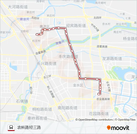 B52 Bus Line Map