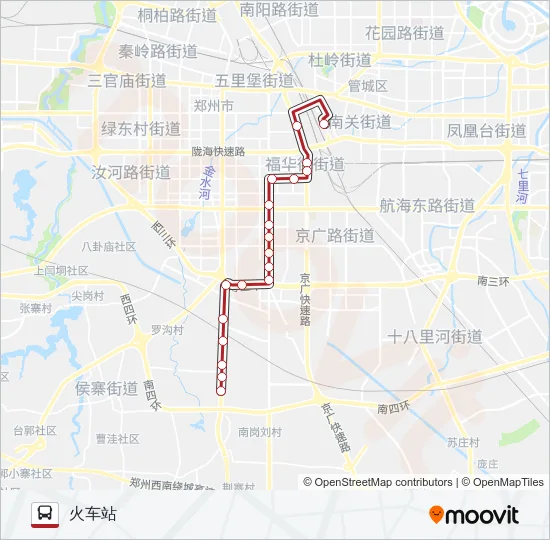 B60 Bus Line Map