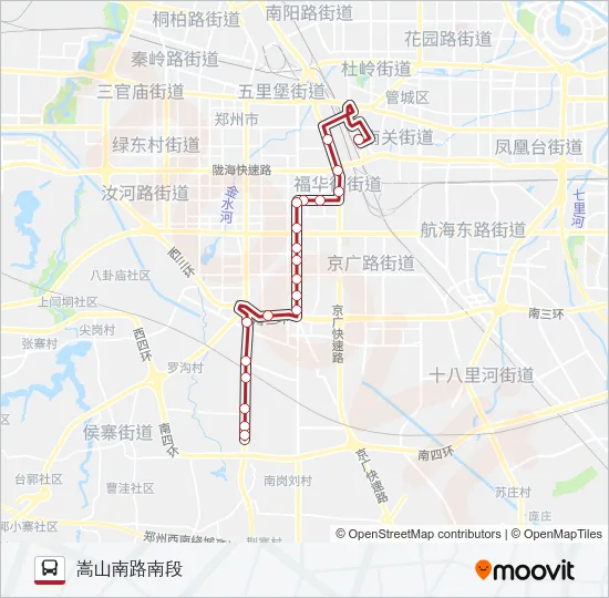 B60 Bus Line Map
