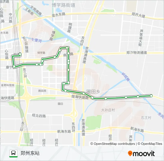 公交14路的线路图