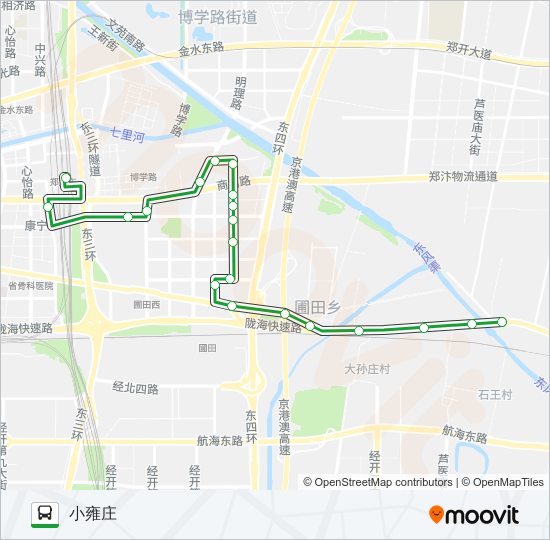 公交14路的线路图