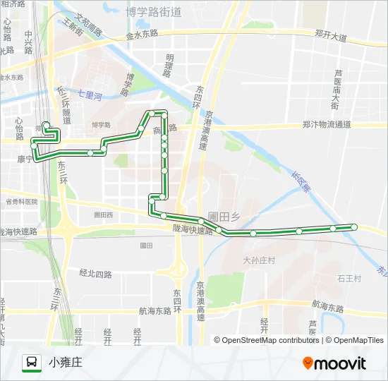 公交14路的线路图