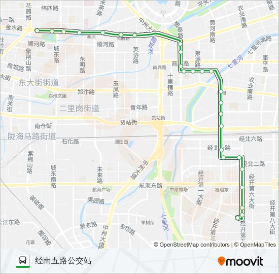 公交122路的线路图