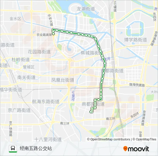 公交123路的线路图