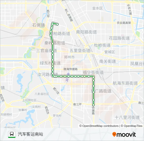 公交126路的线路图