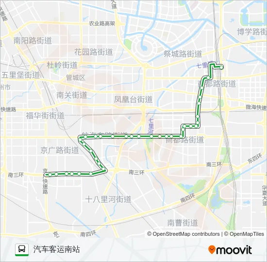 129 Bus Line Map