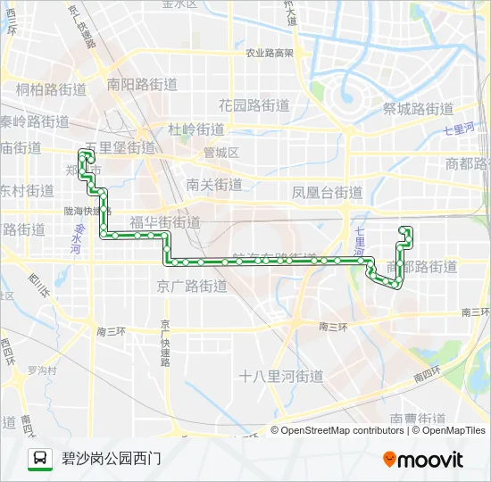 46 Bus Line Map