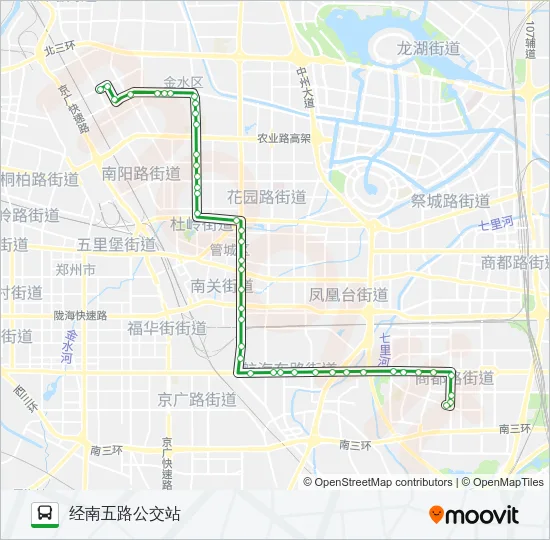 86 Bus Line Map