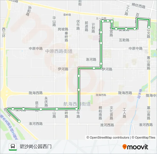 254 Bus Line Map