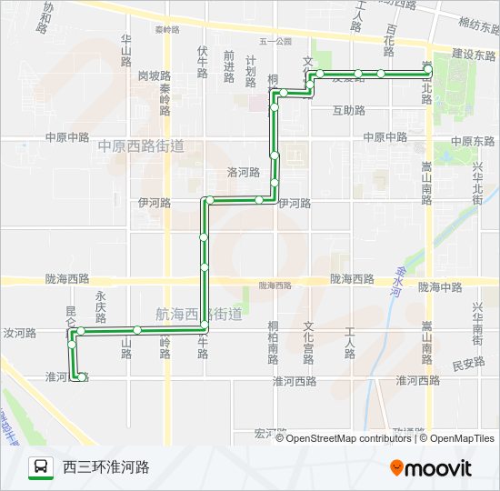 公交254路的线路图