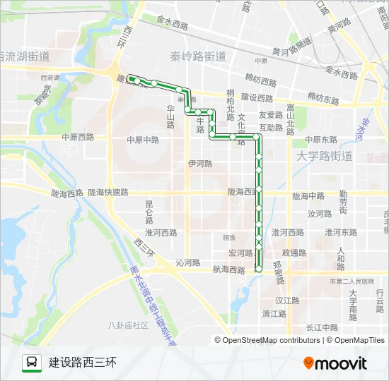 公交287路的线路图