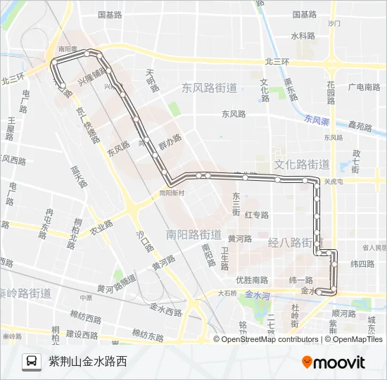 公交S158路的线路图