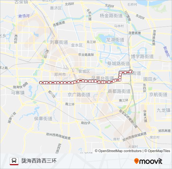 公交B5路的线路图