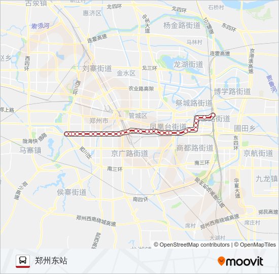 公交B5路的线路图