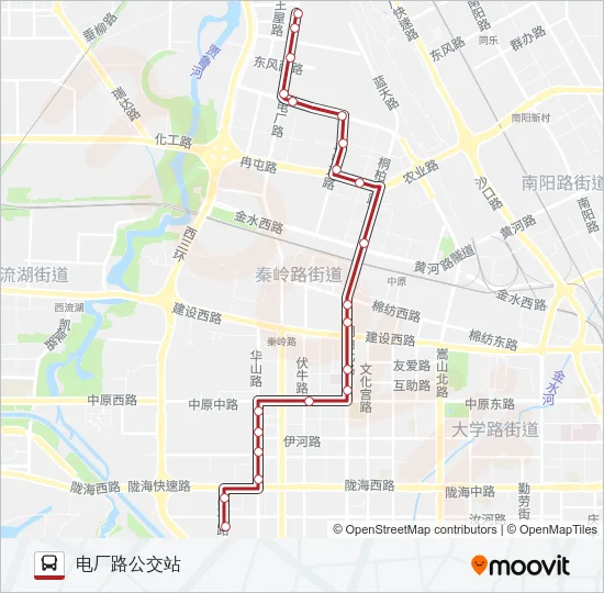 B13 Bus Line Map