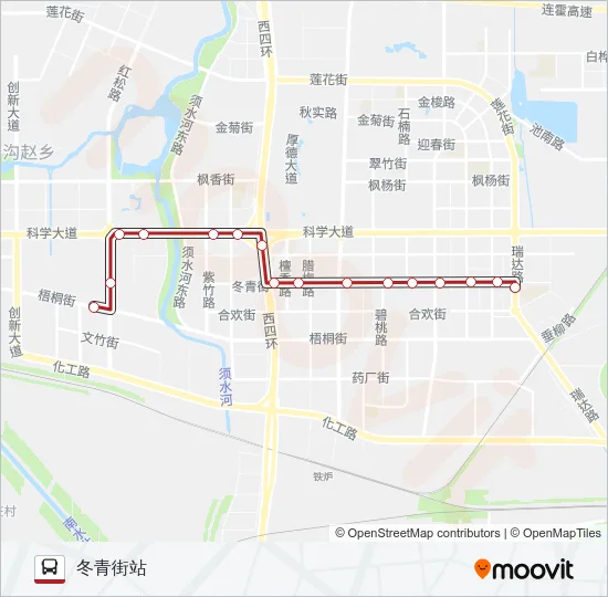 B28 Bus Line Map