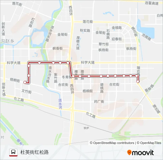 公交B28路的线路图