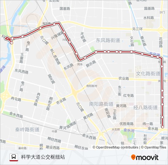 公交B32路的线路图