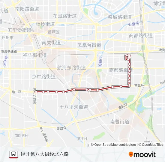 B58 Bus Line Map