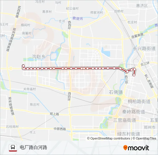 B67 Bus Line Map