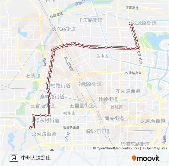公交B302路的线路图