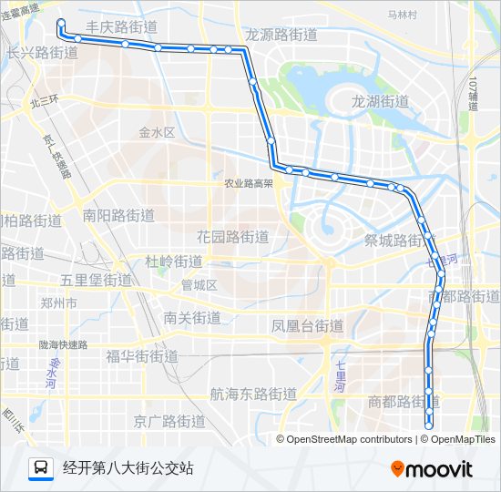 公交K907路的线路图