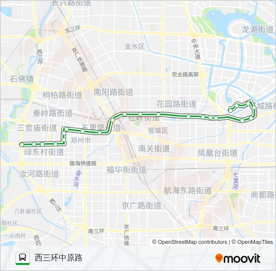 公交919路的线路图