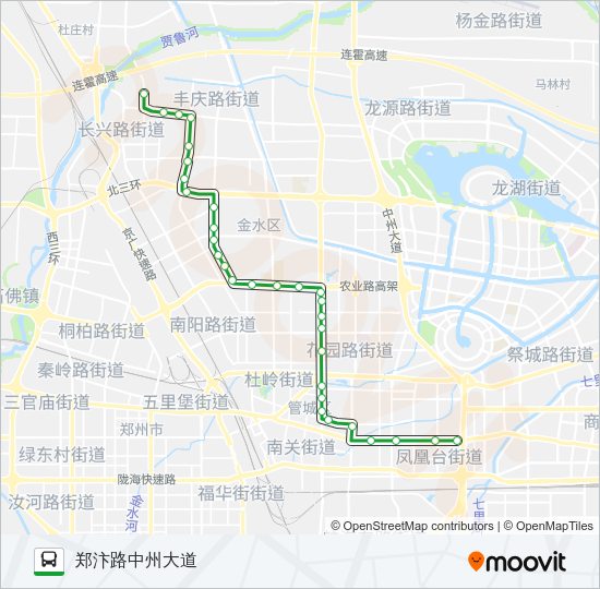 93路线 日程 站点和地图 郑汴路中州大道