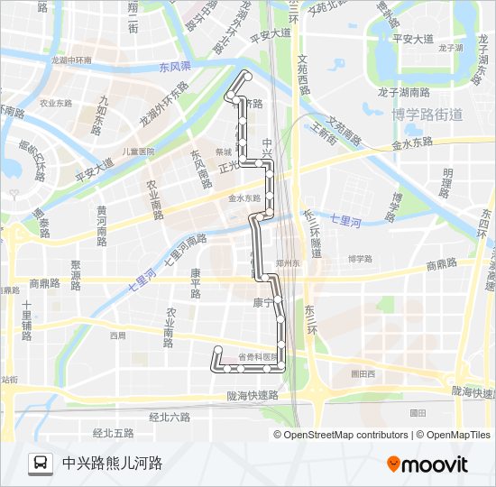 公交S133路的线路图